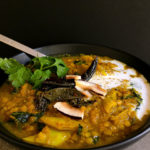 GOLDEN ADAPTOGENIC ASHWAGANDHA LENTIL DAL CURRY WITH TEMPERED SPICES IN GRASS-FED BEEF BONE BROTH-3 | roottoskykitchen.com