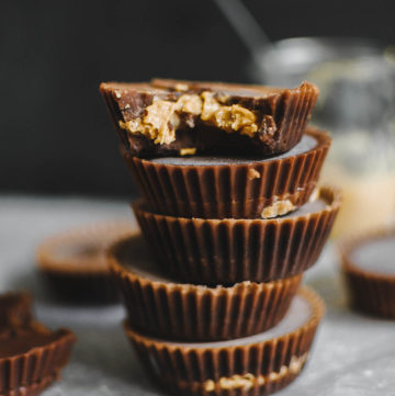 Salted Chocolate Reishi Peanut Butter Cups 5 | roottoskykitchen.com