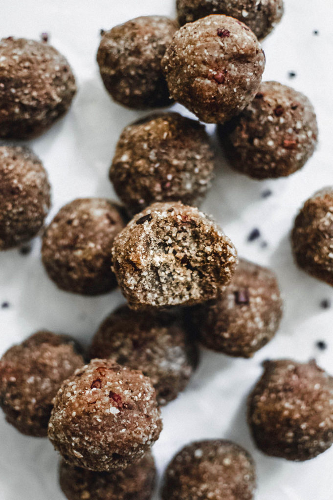 cacao cookie dough energy bites 5 | roottoskykitchen.com