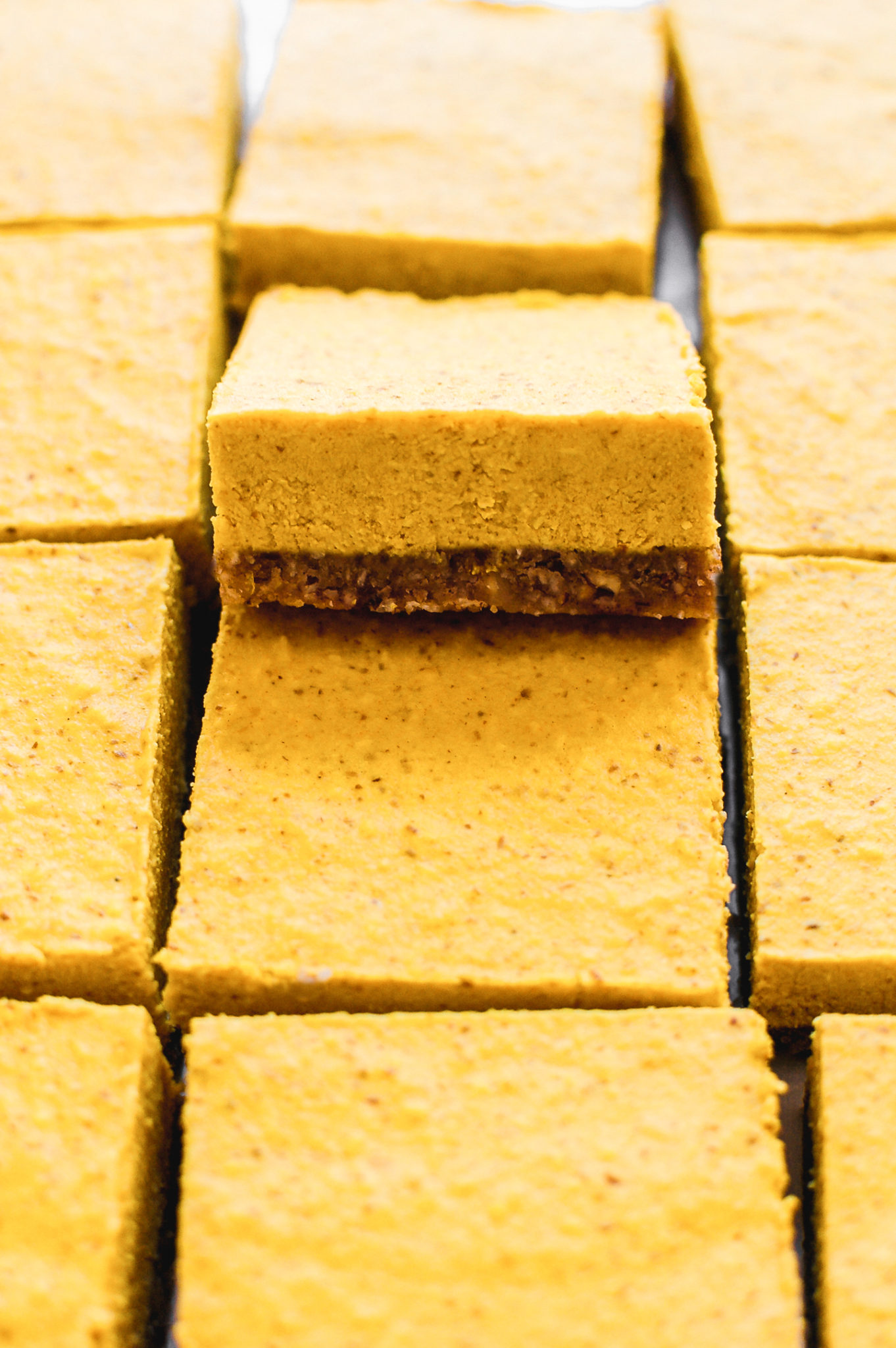 No Bake Ayurvedic Golden Milk Bars - Root to Sky Kitchen