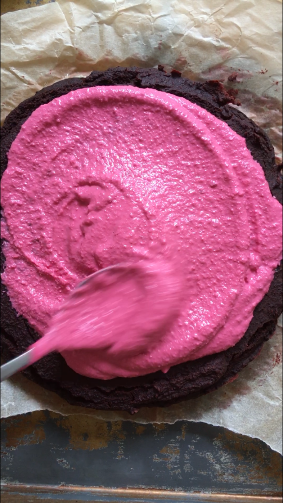 Chocolate-Cake-with-Beetroot-Rose-Frosting-process-beets-6-roottoskykitchen.com_